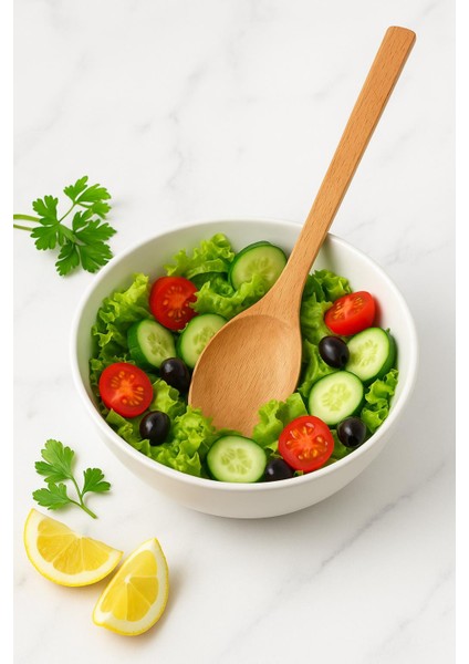 Ahşap Yemek Hazırlık Kaşığı 27 cm fiyatları