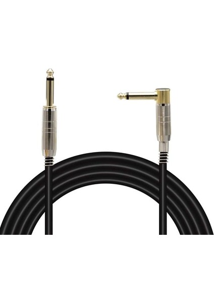 Magicvoice LD377 6.3 mm Mono Erkek - 6.3 mm L Tip Mono Erkek 1.5 Metre Kablo