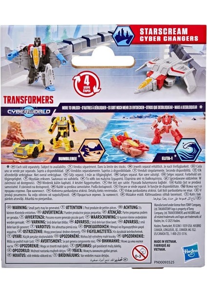Cyberworld Cyber Changers Dönüşebilen Starscream G1044