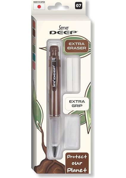 Deep Klm & Grıp & Sılgı Yedeklı Set 07MM Kahverengı