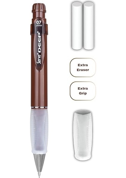 Deep Klm & Grıp & Sılgı Yedeklı Set 07MM Kahverengı fiyatları