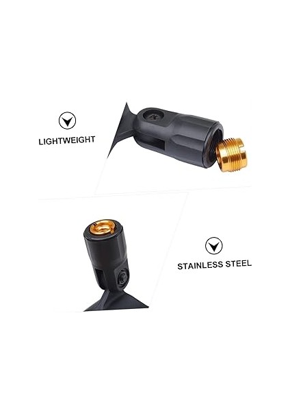 3 Set Mikrofon Standı Dişli Adaptörü Mikrofon Klipsi Vida Dönüştürücü 3/8''-5/8'' Standlar Için 2 Adet*3 fırsatları