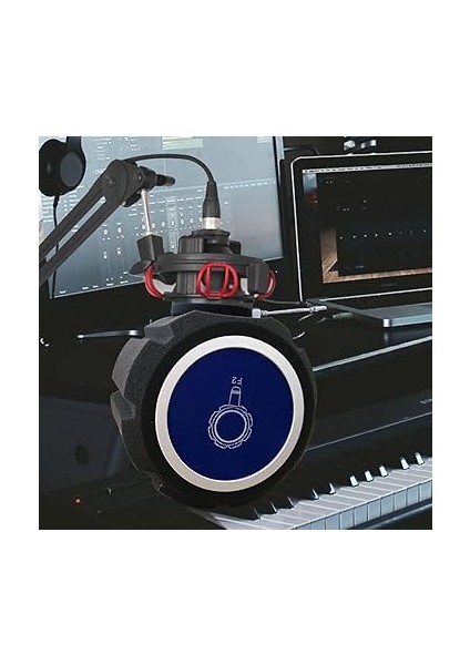 Mikrofon Ön Cam Köpük Kapak Filtre Mikrofon Ön Cam Köpük Emici -Proof Sünger Kapak Canlı Yayın Mikrofon modelleri