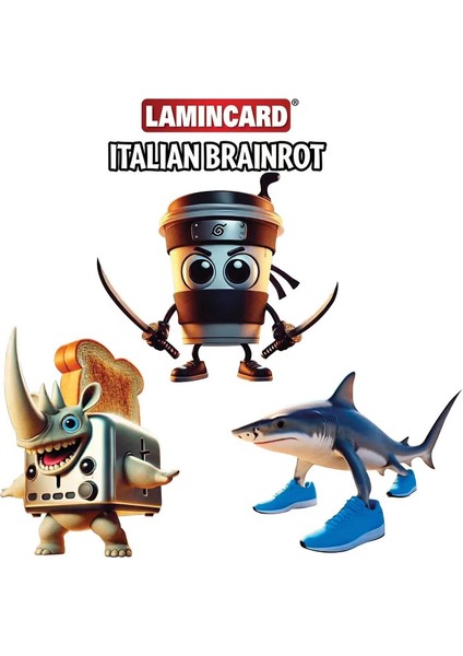 Lamincard Italian Brainrot Koleksiyon Kart fırsatları