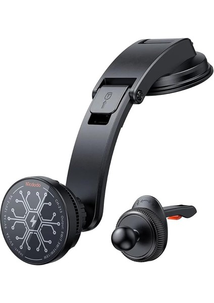 CH-2130 Manyetik Wireless Araç Tutucu-Siyah CH-2130