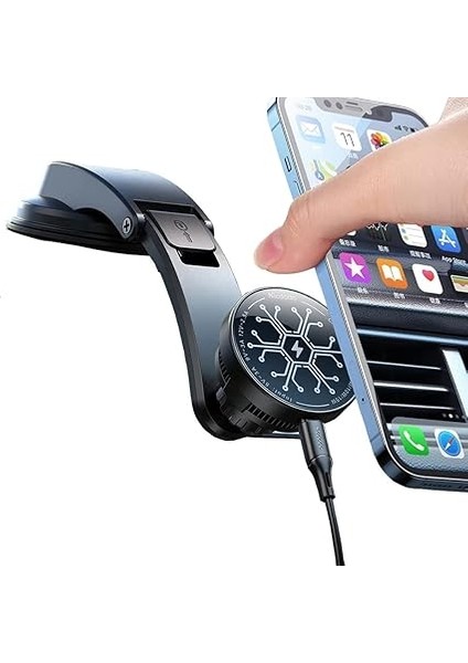 CH-2130 Manyetik Wireless Araç Tutucu-Siyah CH-2130 fiyatları