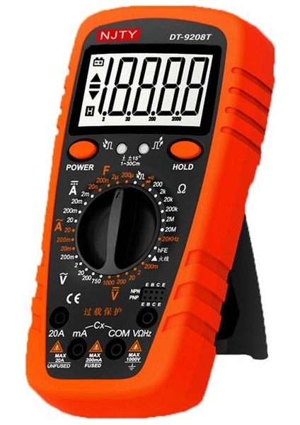 El Tipi Multimetre Dijital Ölçü Aleti PM-6241