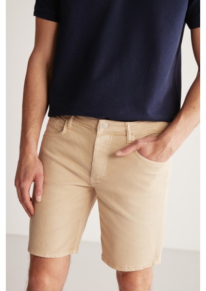 Carlos Relaxed Comfort Bej Şort fiyatları