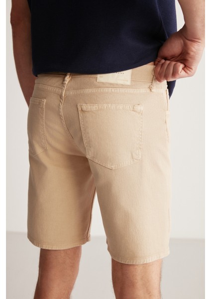 Carlos Relaxed Comfort Bej Şort modelleri