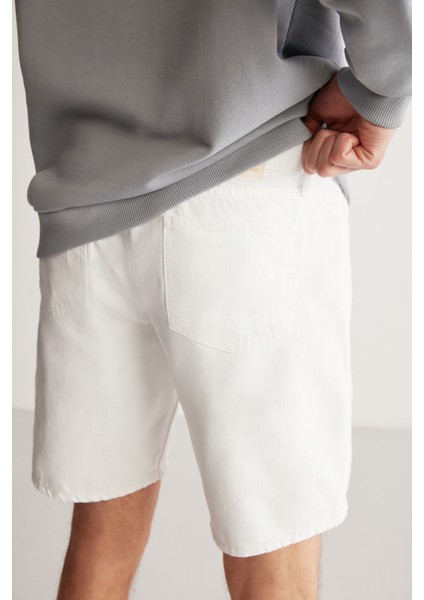 Carlos Relaxed Comfort Beyaz Şort fiyatları