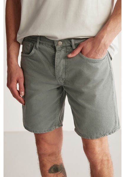 Carlos Relaxed Comfort Yeşil Şort