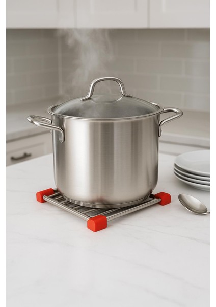 Paslanmaz Çelik Silikon Kenarlı Nihale 21 cm fiyatları