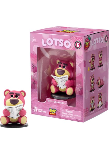 Disney Pixar Toy Story Lotso Teddy Bear Figür 8 cm Reading Time