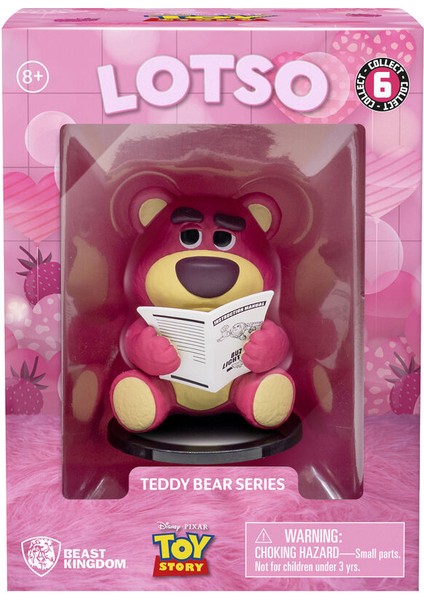 Disney Pixar Toy Story Lotso Teddy Bear Figür 8 cm Reading Time modelleri