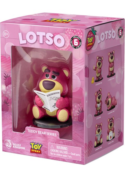 Disney Pixar Toy Story Lotso Teddy Bear Figür 8 cm Reading Time fırsatları