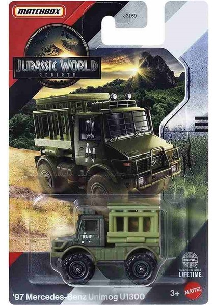 Jurassi̇c World Model Araçlar 97 Mercedes-Benz Unimog U1300 JGL08 fiyatları