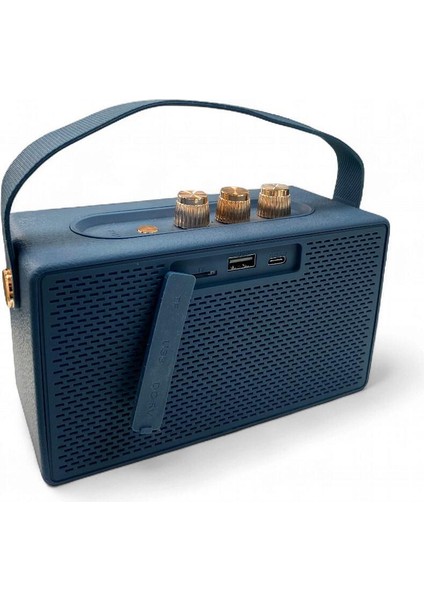SP-431 Taşınabilir Şarjlı Bluetooth Hoparlör - Mavi indirimleri