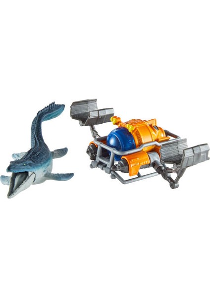 Matchbox Jurassi̇c World Di̇no Transporter Arabaları Mosasaurus Sea Sub JGM06 fiyatları