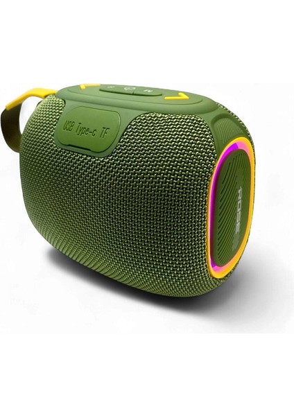 SP-505 Taşınabilir Şarjlı Bluetooth Hoparlör - Yeşil