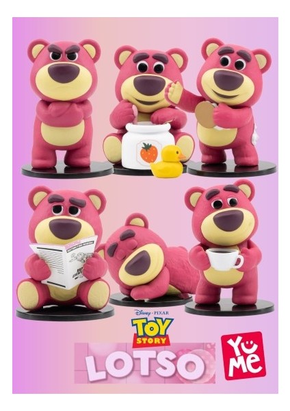 Disney Pixar Toy Story Lotso Teddy Bear Figür 8 cm Shower Time indirimleri