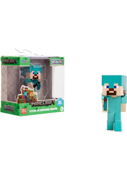 Jada Minecraft Figürler Steve In Dıamond Armor