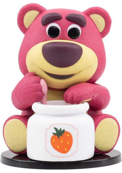 Disney Pixar Toy Story Lotso Teddy Bear Figür 8 cm Snack Time modelleri
