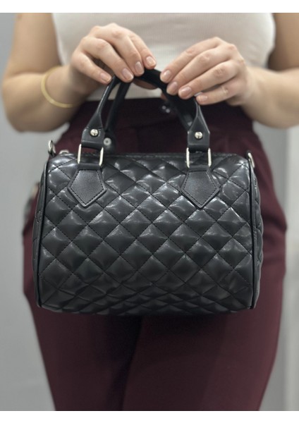 Drnds Kapaksız Kapitone Siyah Cilt Çanta (Beden: Standart) fırsatları