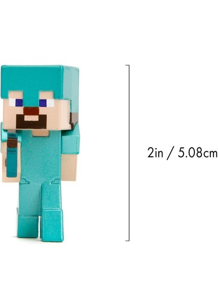 Jada Minecraft Figürler Steve In Dıamond Armor