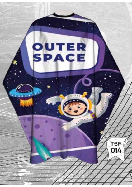 Penuar Berber Önlüğü Çocuk Penuarı Dijital Baskı Çocuk Penuarı Kuaför