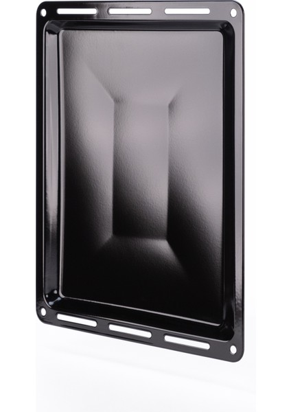 Ankastre Emaye Fırın Tepsisi 44,5x37,5x2CM Bosch Siemens Beko Arçelik Vestel Profilo Uyumlu Siyah Renk fiyatları