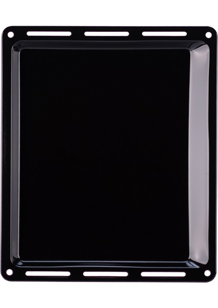 Ankastre Emaye Fırın Tepsisi 44,5x37,5x2CM Bosch Siemens Beko Arçelik Vestel Profilo Uyumlu Siyah Renk modelleri