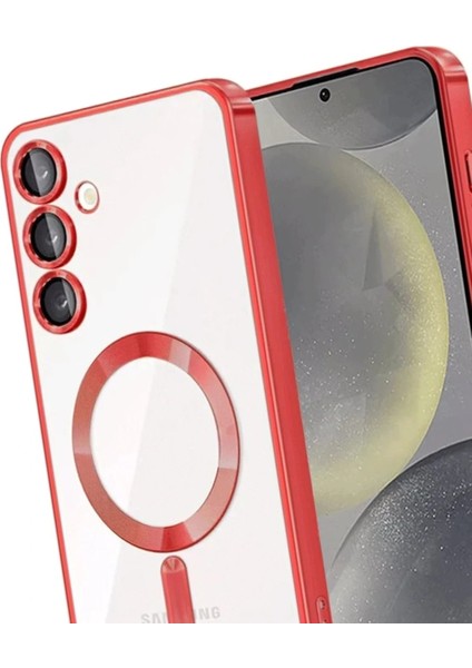 Samsung Galaxy A26 Kross Magneticsafe Kapak - Kırmızı modelleri