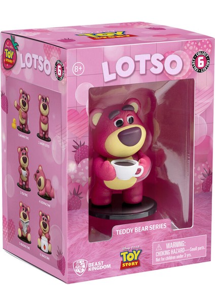 Disney Pixar Toy Story Lotso Teddy Bear Figür 8 cm Tea Time modelleri