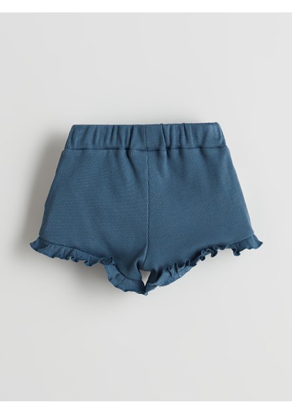 Yeni Sezon Beli Lastikli Kız Bebek Tişört ve Şort 2'li fiyatları