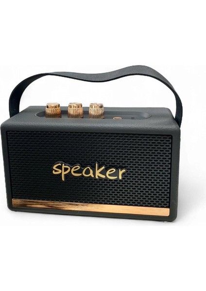 SP-431 Taşınabilir Şarjlı Bluetooth Hoparlör - Siyah