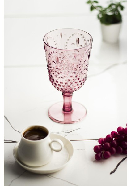 Akrilik Mürdüm Tekli Kadeh & Su Meşrubat Kahve Yanı Bardağı 450 ml ( Cam Değildir ) fiyatları