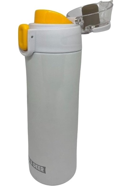 & Deer 450ML Otomatik Şeffaf Kapaklı Çelik Matara 8680965658404 fiyatları