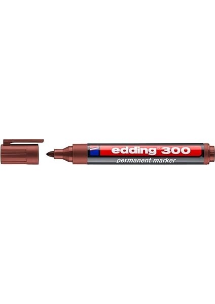 Edding 300 Kalıcı Markör, Doldurulabilir, 1,5 - 3 Mm, Kahverengi fiyatları