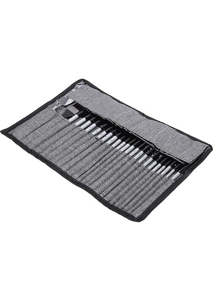 24 Parça Akrilik Yağlıboya Suluboya Guaj Boya Fırça Seti Sentetik Fırça Ahşap Sap Kullanışlı Çanta indirimleri