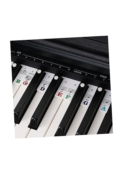 Yapışmayan Piyano Nota Tablosu Şeridi 88 Tuşlu Piyano Klavye Rehberi Yeni Başlayanlar Için Öğrenme Aracı fiyatları