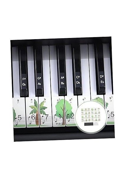 Pratik Piyano Klavyesi Çıkartması - Piyano Başlangıç ​​seviyesi Için 88 Tuşlu Çıkartmalar - Yüksek Kaliteli Piyano Tuşu Çıkartmaları modelleri