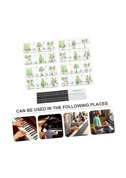 Pratik Piyano Klavyesi Çıkartması - Piyano Başlangıç ​​seviyesi Için 88 Tuşlu Çıkartmalar - Yüksek Kaliteli Piyano Tuşu Çıkartmaları indirimleri