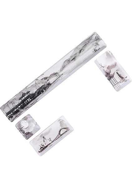 Mekanik Klavyeler Için Zarif Manzara Boyama Klavyesi Kiti, Klavye Koleksiyoncusu Için Zarif Işçilik, Aşınma Dirençli (Peyzaj Anahtar Kapağı 4 Anahtarlar) fırsatları