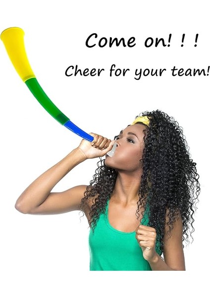 2 Adet Vuvuzela Yüksek Sesli Trot Futbol Fanfarları Çok Güçlü Gürültü Aküsü Boynuz Plastik Trompet Fan Futbol Korna Gürültü Yapan Amigo Kız Trompet fiyatları