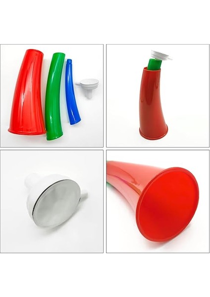 2 Adet Vuvuzela Yüksek Sesli Trot Futbol Fanfarları Çok Güçlü Gürültü Aküsü Boynuz Plastik Trompet Fan Futbol Korna Gürültü Yapan Amigo Kız Trompet modelleri