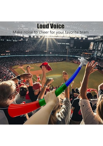 2 Adet Vuvuzela Yüksek Sesli Trot Futbol Fanfarları Çok Güçlü Gürültü Aküsü Boynuz Plastik Trompet Fan Futbol Korna Gürültü Yapan Amigo Kız Trompet fırsatları