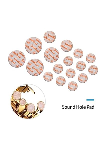 Klarnet Boyun Eklemi Mantar ve Ped Seti 10 Adet Klarnet Boyun Eklemi Mantarı Bb Klarnet Için 17 Parça Klarnet Pedleri fırsatları