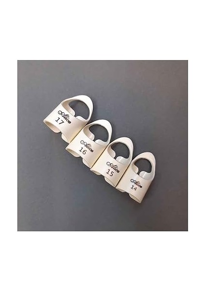 AP-30M2 Finger Picks Bej Parmak Tarzı Pena, Akustik Gitar Pena 14/15/16/17MM (4 Adet) fiyatları