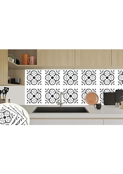 Kendinden Yapışkanlı Solo Fas Desenli Pvc Karo 30X30 cm (11 Adet / 1 M²) indirimleri