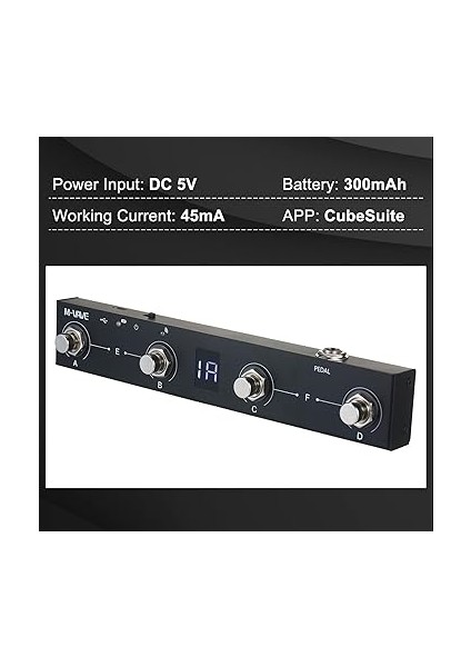 M-Vave Çikolata Bt Kablosuz Mıdı Kontrol Cihazı 4 Buton Taşınabilir Mıdı Ayak Kontrol Cihazı Pedalı App Kontrolü fiyatları